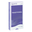 sigvaris 505 calza a compressione medicale lunga taglia media – prodotti elastici per gambe, vene