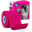curetape classico - nastro kinesiologico impermeabile colore rosa 5 cm x 5 m