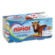 nipiol omogeneizzato carne di cavallo, 2 x 80 g