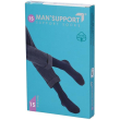 calze a compressione medi gambaletto uomo 15 millimetri di mercurio colore nero taglia 5 modello 155