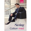 medi u gambaletto swing man cotton 18 mmhg blu taglia 2 cod. 1830 - calza preventiva a compressione