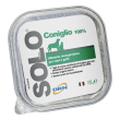 solo coniglio cani/gatti 100 g - alimento umido monoproteico al coniglio per cani e gatti