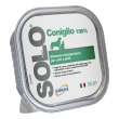 solo coniglio 100% - cani e gatti - 300g - alimento naturale per animali