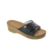 scholl - blue navy wappy sandalo memory cushion 37 confezione 1 paio