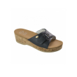 scholl - blue navy wappy sandalo memory cushion 38 confezione 1 paio