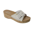 scholl - wappy sandalo memory cushion bianco numero 40 confezione 1 paio