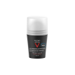 vichy homme deo deodorante uomo roll on anti traspirante per pelle sensibile 48h 50ml