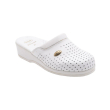 scholl clog backguard ciabatta unisex in pelle colore bianco taglia 38