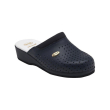 scholl clog backguard ciabatta unisex in pelle colore blu taglia 37