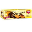 schar orangino biscotti con ripieno al gusto di arancia ricoperti con cioccolato 150 g