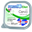 forza 10 diet solo cervo - alimento umido dietetico per cani con intolleranze alimentari 300 gr