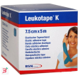 benda adesiva leukotape k per taping fisioterapico larghezza 7,5 cm lunghezza 5 m color rosso in rot
