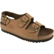 scholl air bag back sandalo con cinturino tomaia in nubuck colore cuoio misura 39