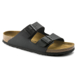birkenstock arizona black (nero) in materiale birko-flor unisex 39