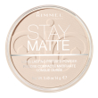 rimmel - cipria compatta per il viso stay matte n001 transparent