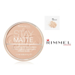 rimmel  london - cipria compatta stay matte , 003 peach glow