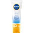 nivea sun face cream shine control spf50