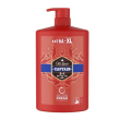 old spice shower gel&shampoo captain 1l