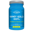 ultimate whey gold 100% gusto banana integratore di proteine del siero del latte 750 grammi