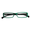 occhiale premontato prontoleggo chic verde/nero diottrie 2,00