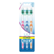 oral-b - tripacco classic care spazzolino, set da 3 spazzolini per una pulizia efficace