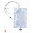 sacca di drenaggio letto per incontinenza 2000ml in pvc con valvola di non ritorno e scarico sterile