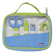 chicco set unghie happy hands cofanetto forbicine limette tagliaunghie azzurro 1 kit