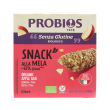snack di riso alla mela senza glutine - probios 129 g