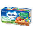 mellin omogenizzato albicocca banana mela 2x100g - alimento per bambini senza glutine