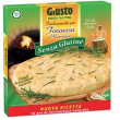 giusto senza glutine fondo per focaccia al rosmarino 2x140 grammi