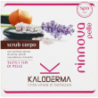 kaloderma scrub corpo rinnova pelle 500gr.con zucchero grezzo di canna, olio di macadamia e lavanda