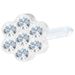 blomdahl foralobo mp daisy 5mm crystal 1pz