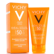 vichy ideal soleil spf 50 emulsione anti lucidità tocco secco