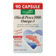 olio pesce 1000 omega 3, 90 capsule - integratore di omega-3 ad alto dosaggio