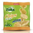 enervit - enerzona chips 40-30-30 classico snack di soia confezione 23 gr