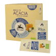 alce nero, miele di acacia bio, 32 bustine