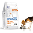 renal active vet - alimento completo per cani con problemi renali e intolleranze 4 kg