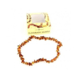 almababy collanina d' ambra colore cognac 1 pezzo