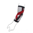 tenortho c-elbow to2107 | gomitiera gomito elastico con taping e fibra di carbonio