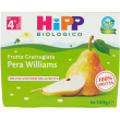 hipp omogeneizzato merenda biologica frutta grattugiata pera 4 brik x100