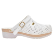 dr. scholl clog super comfort con cinturino bianco n°42