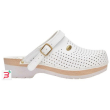 clog s/comf.b/s ce bycast unisex white woods bianco 35