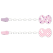 chicco clip catenella rosa neonati