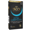 akuel skin extra-lubrificato 6 profilattici