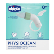 chicco physioclean kit aspiratore nasale neonato 0m+, soluzione igiene nasale, forma ergonomica anti