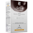 bionike shine on trattamento colorante per capelli  colore castano n.4