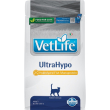 vet life ultrahypo pesce - alimento completo per gatti con intolleranze e supporto dermico 400 gr