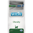 vet life obesity - alimento dietetico completo per gatti con obesità 2 kg