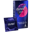 durex sync - 6 profilattici ritardanti per lui e stimolanti per lei