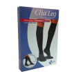 clialeg 16-20mmhg calza uomo positano compressione graduata colore nero taglia m